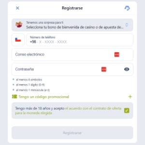 JugaBet de registro