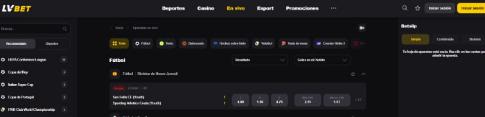 LVbet en vivo