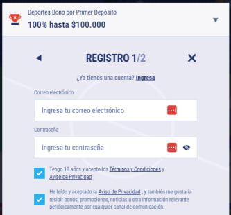 TikiTaka proceso de registro